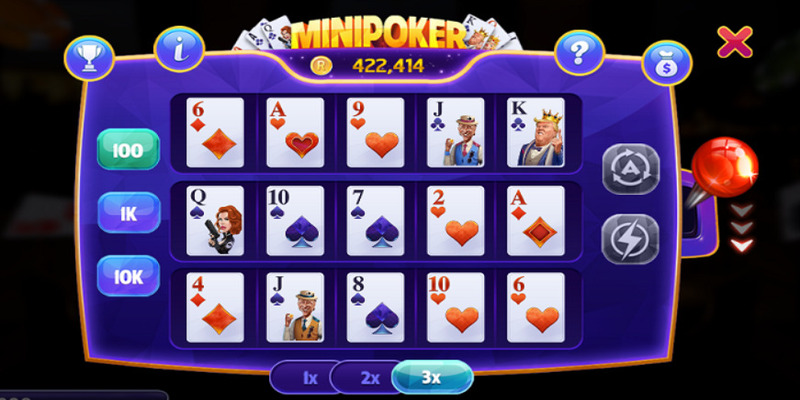 Mini Poker là tựa game hấp dẫn