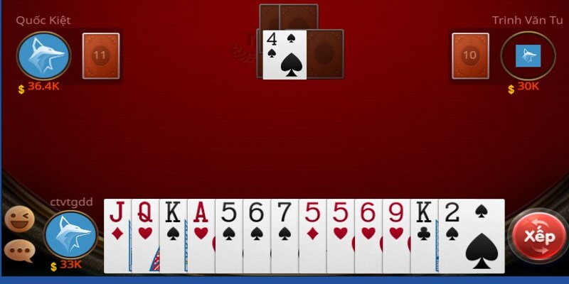 Tiến Lên Miền Nam là tựa game thịnh hành