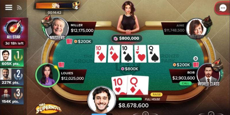 Thứ bậc các tay bài trong Poker