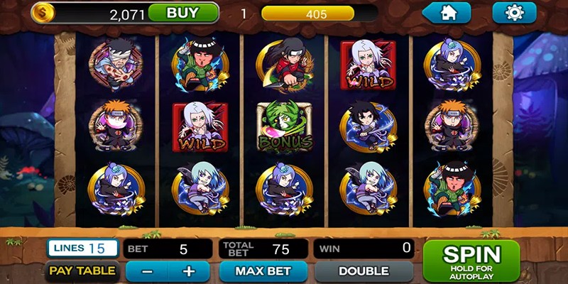 Luật chơi Naruto Slots chính xác cho tân thủ