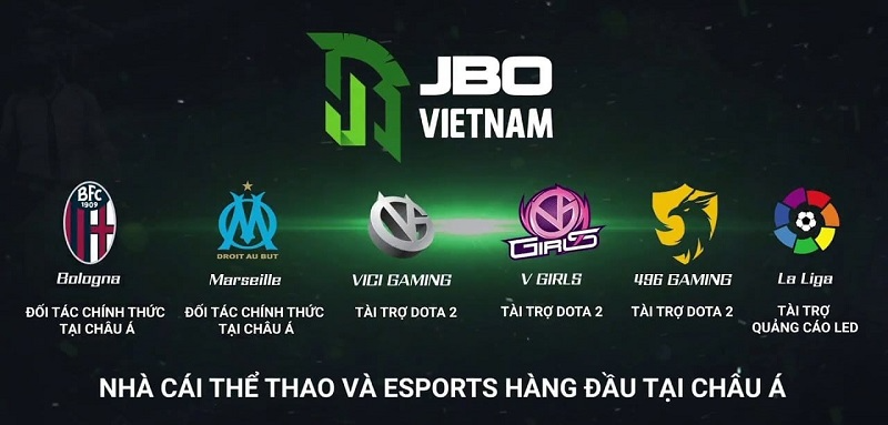 JBO là nhà cái thể thao điện tử tiên phong tại Việt Nam
