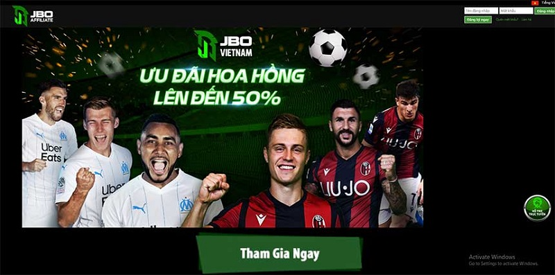 Giao diện JBO đẹp mắt, thu hút người chơi